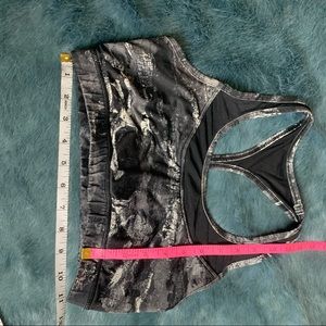 Reebok sport bra size medium gray black